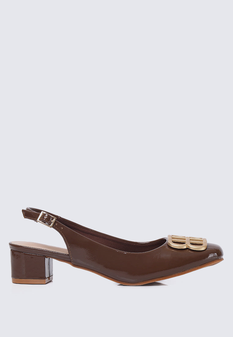 Priya Comfy Heels in Espresso