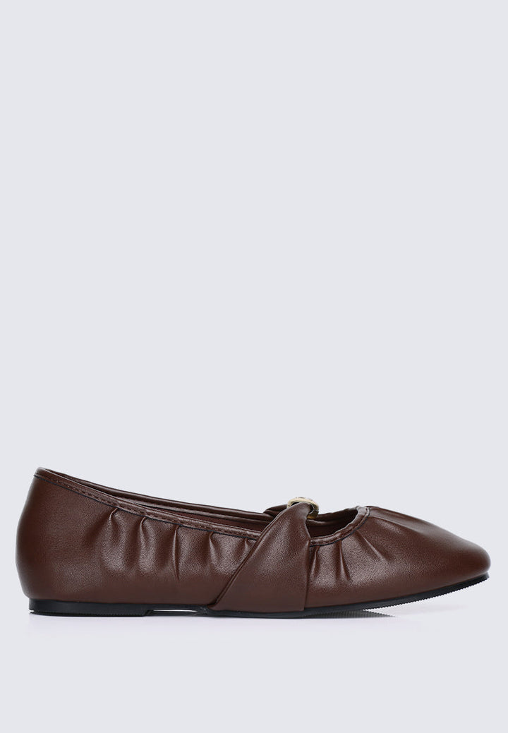 Rowena Comfy Ballerina In Espresso