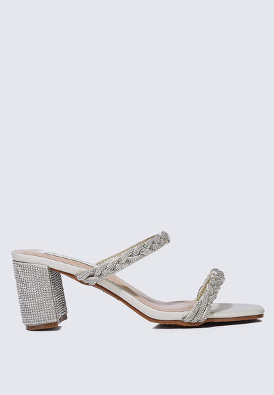 Alani Comfy Heels In Champagne