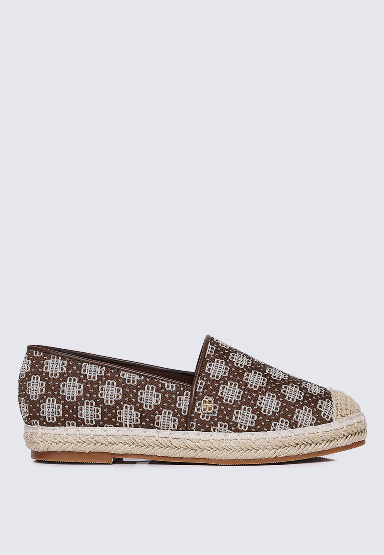 Salsya Comfy Espadrilles In Espresso