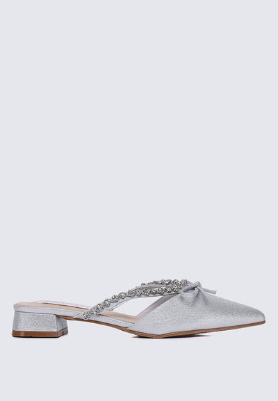 Seraphine Comfy Heels In Silver