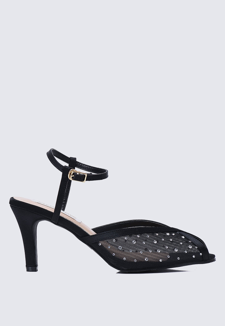 Ravenna Comfy Heels In Black
