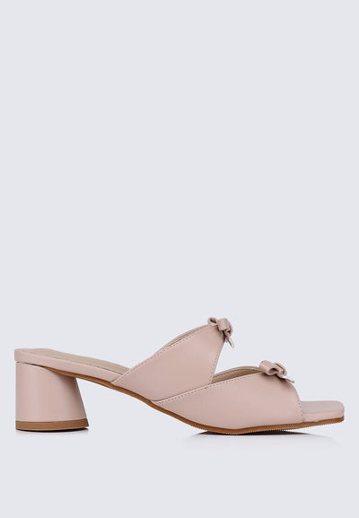 Venus Comfy Heels In Nude