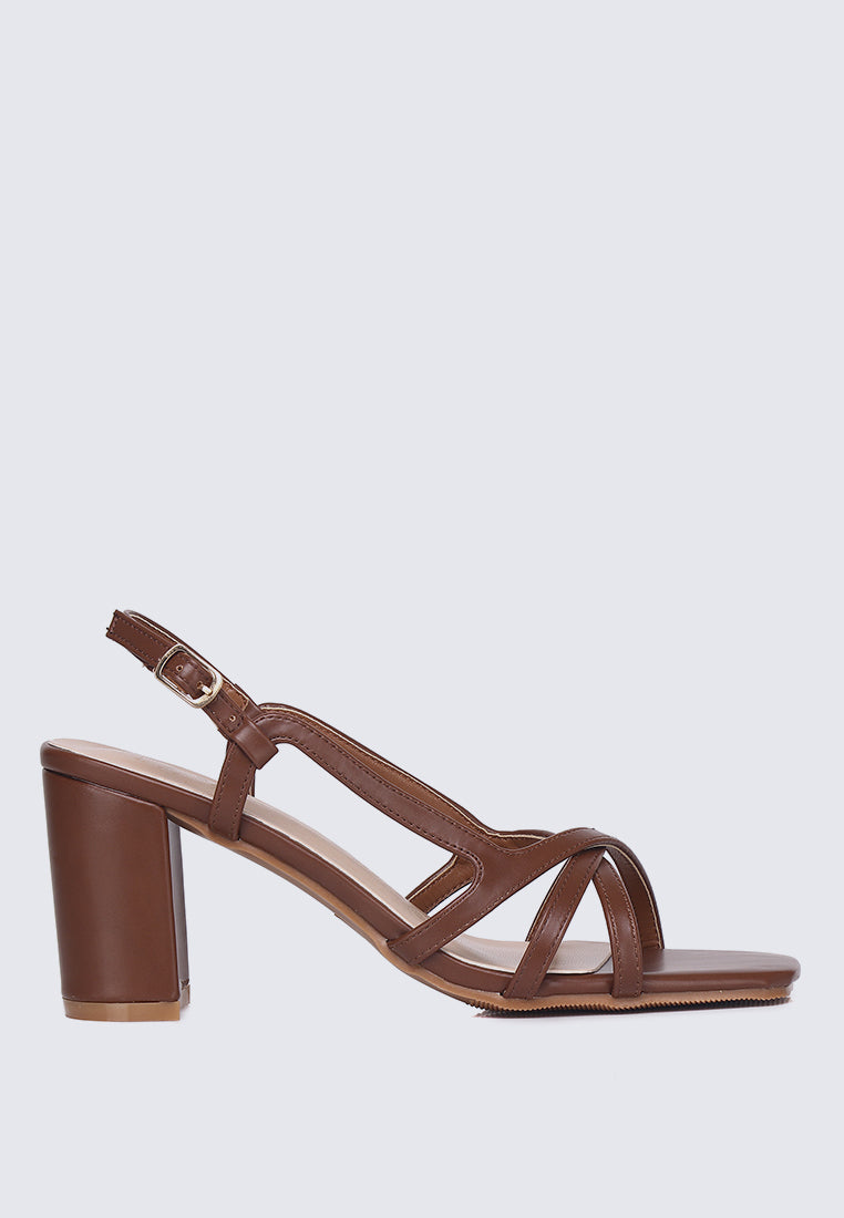 Sooya Comfy Heels In Brown