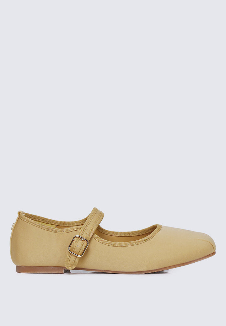Faye FlexFit Comfy Ballerina In Mustard