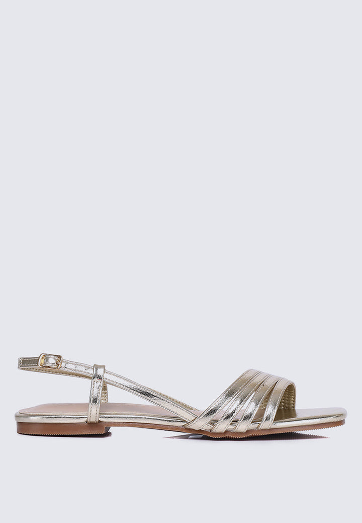 Elsie Comfy Sandals In Gold