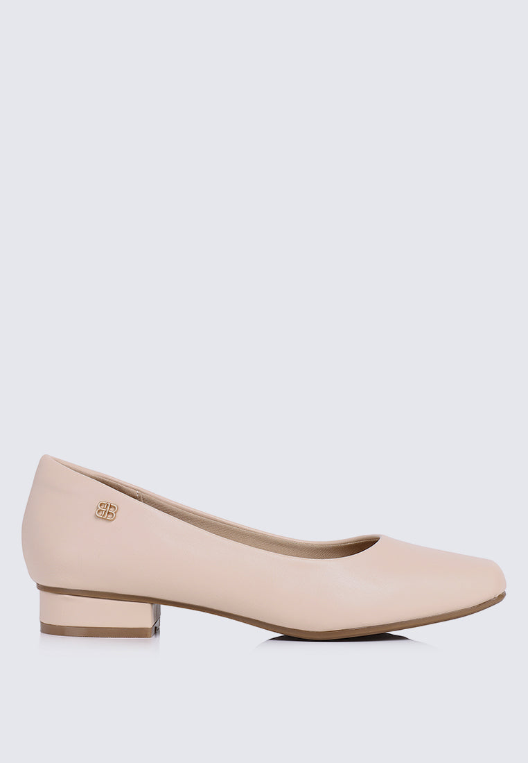 Vyan Comfy Pumps In Beige