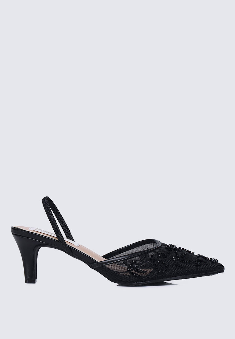 Elowen Comfy Heels In Black