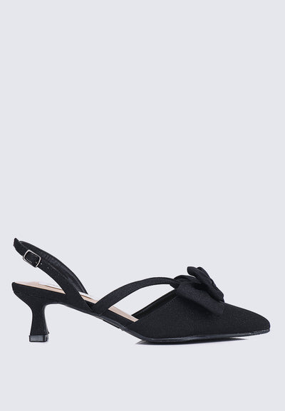 Viola Comfy Heels In Black