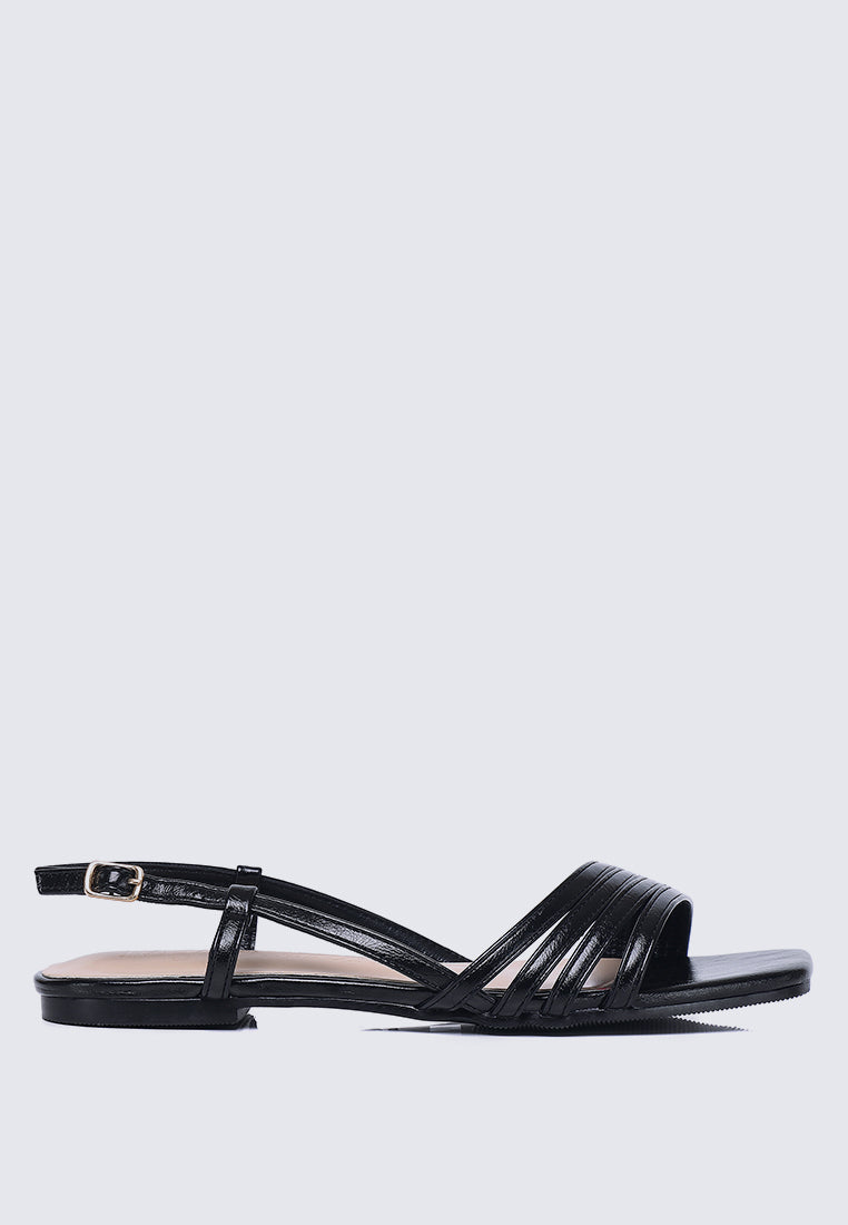 Elsie Comfy Sandals In Black