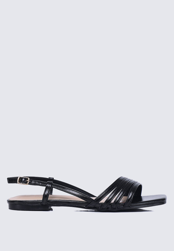 Elsie Comfy Sandals In Black