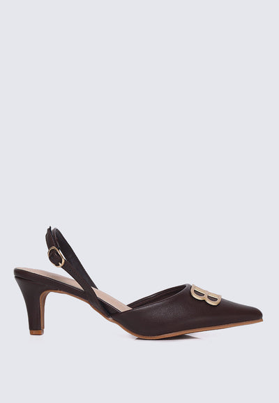 Portia Comfy Heels In Espresso