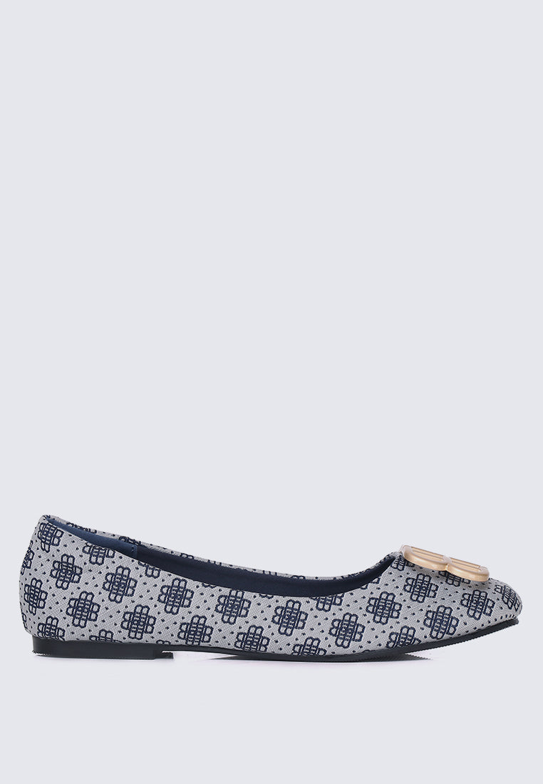Melati Comfy Ballerina In Navy
