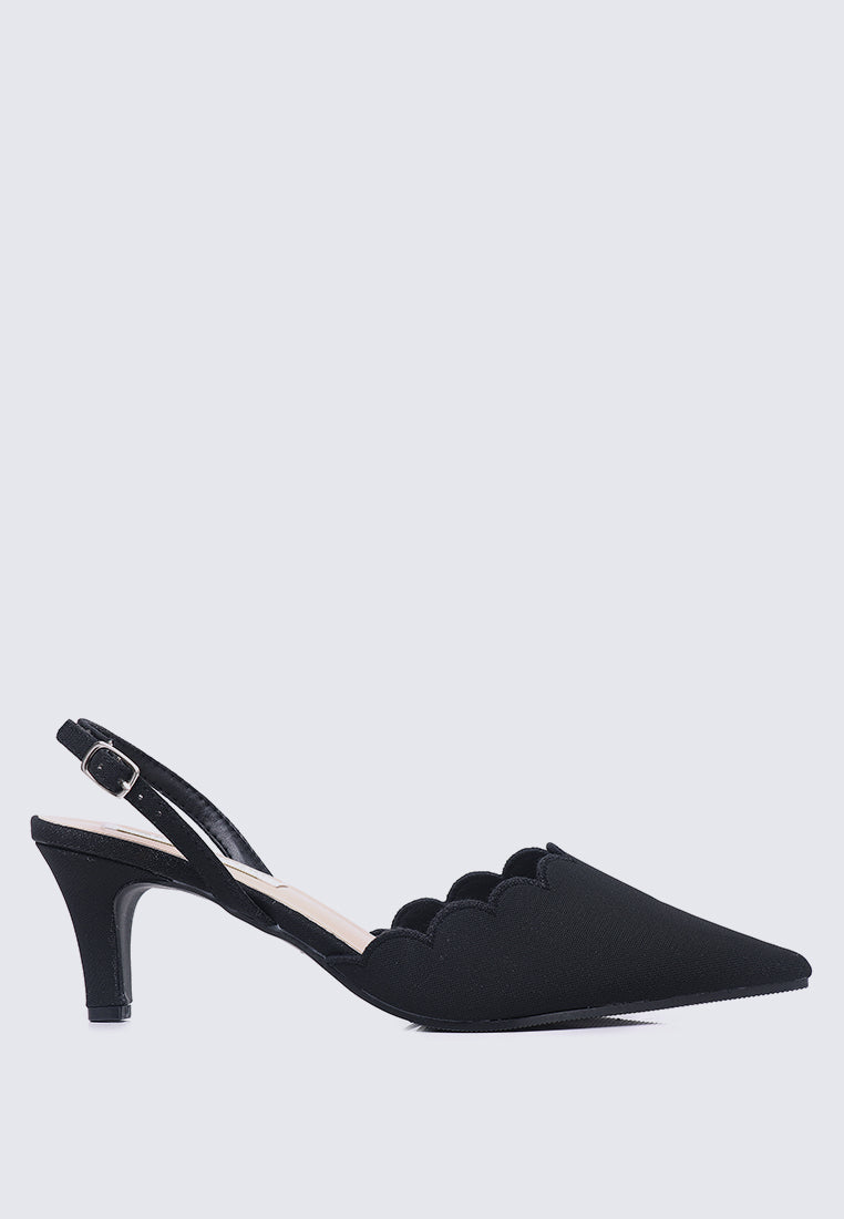 Yolanda Comfy Heels In Black