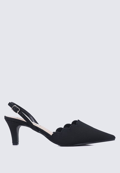 Yolanda Comfy Heels In Black
