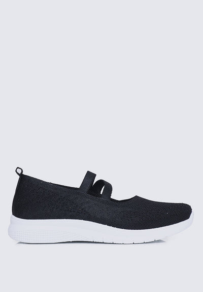 Gentle Walk Comfy Sneakers In Black