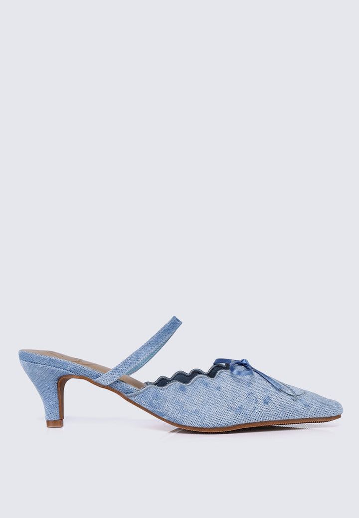 Lisbeth Comfy Heels In Blue