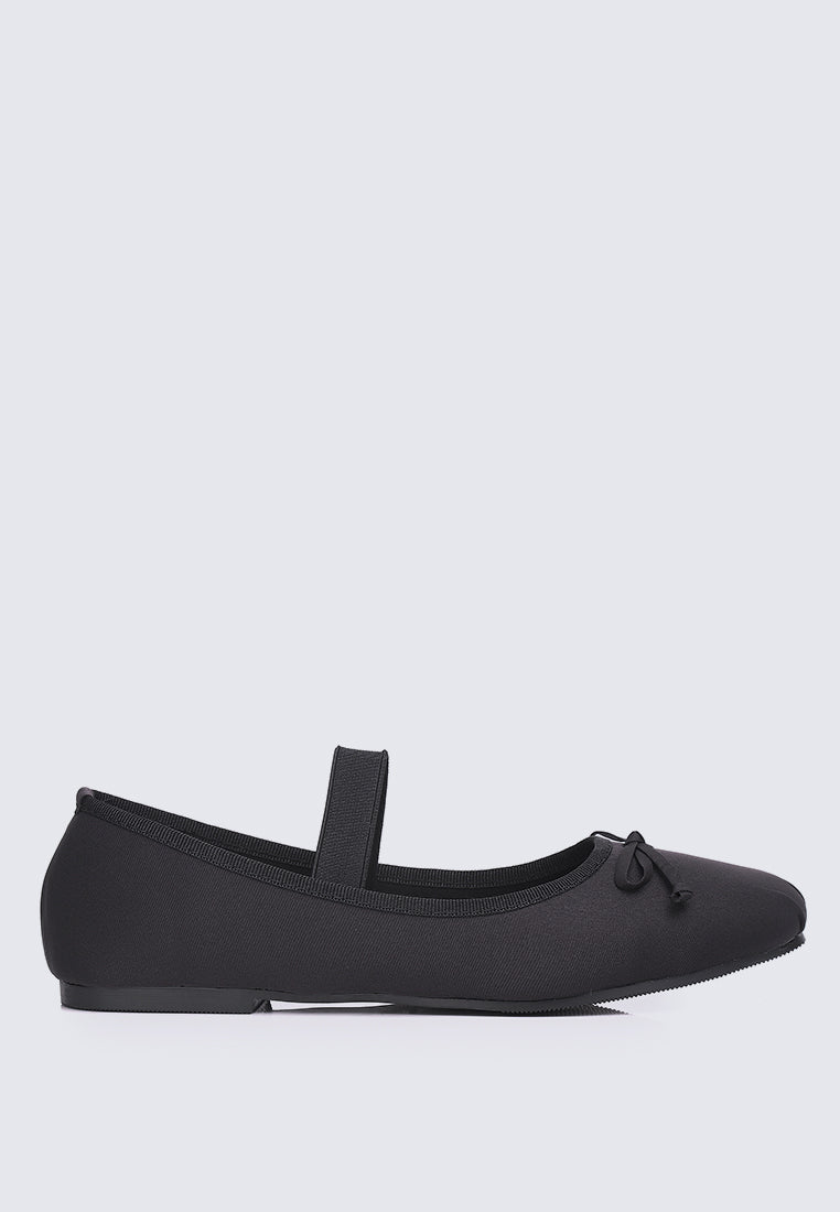 Eleanee Comfy Ballerina In Black