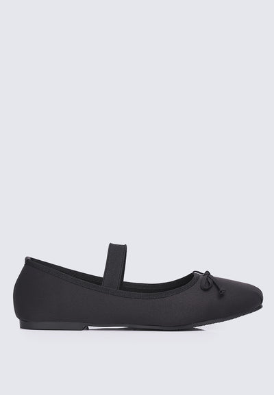 Eleanee Comfy Ballerina In Black
