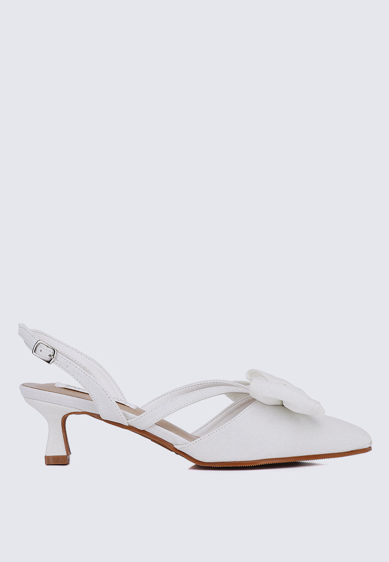 Viola Comfy Heels In Ivory
