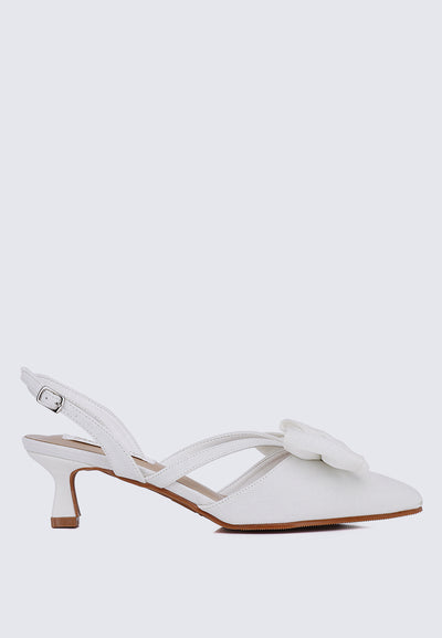 Viola Comfy Heels In Ivory