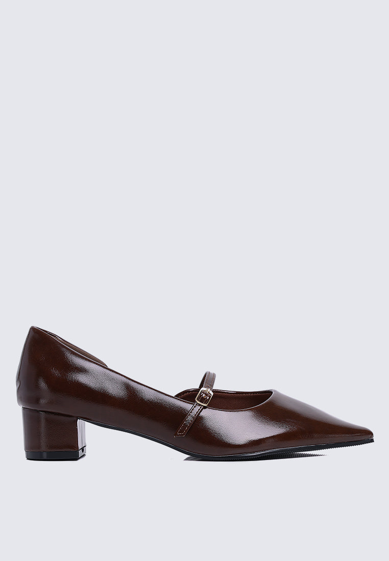 Catherine Ultra WideFit Comfy Heels In Espresso