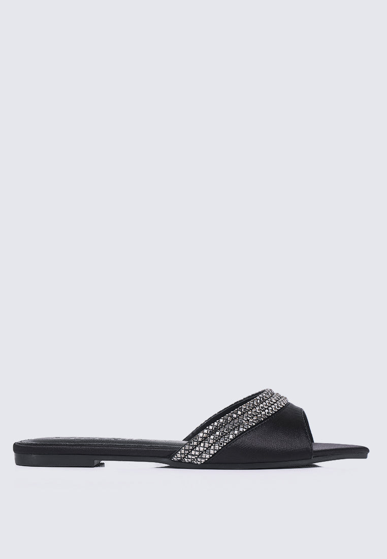 Astra Comfy Sandals In Black