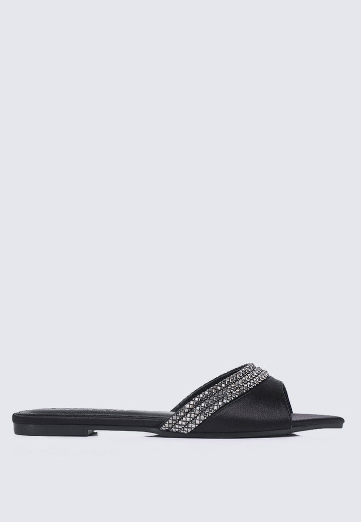 Astra Comfy Sandals In Black