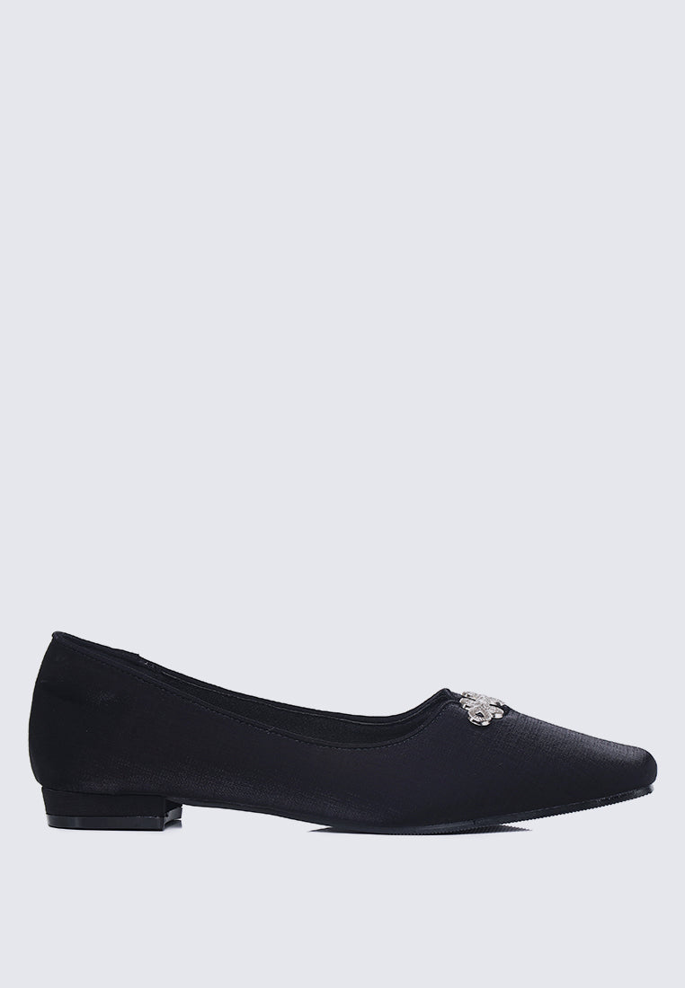 Anvera Comfy Ballerina In Black