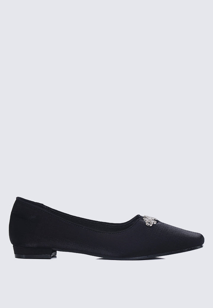 Anvera Comfy Ballerina In Black