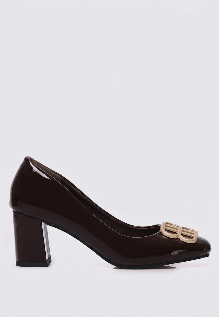 Phyllis Comfy Heels In Espresso