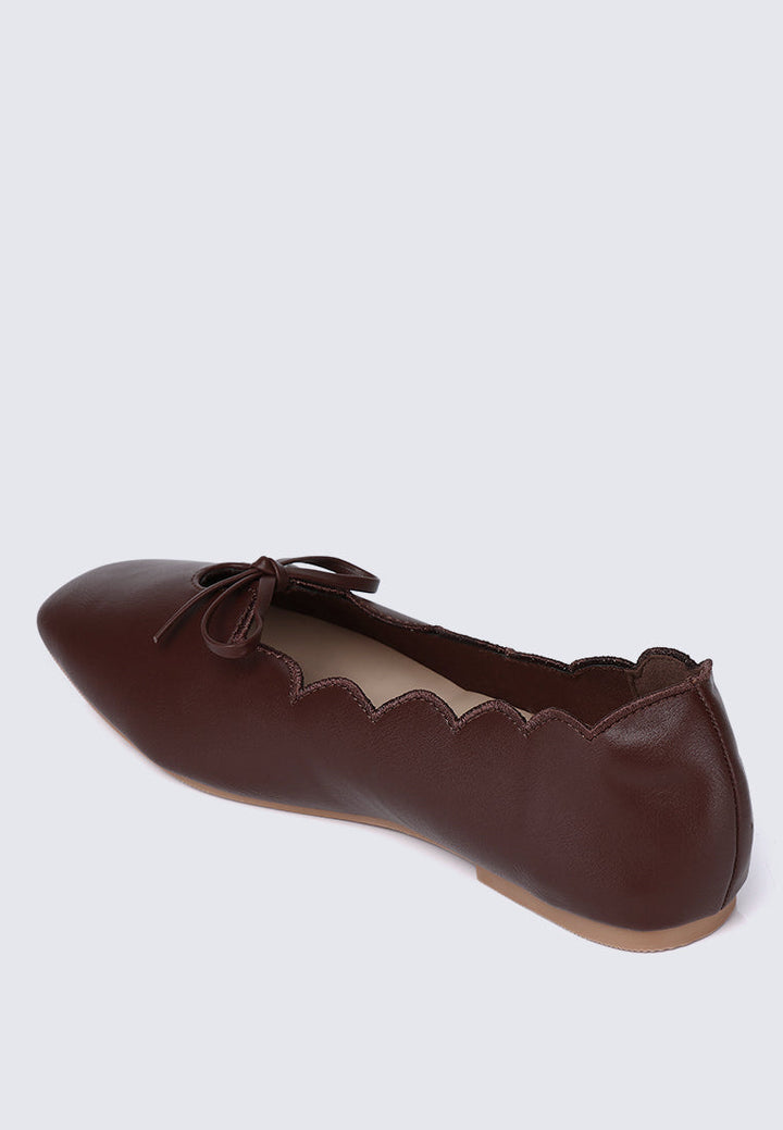 Clarimond Comfy Ballerina In Espresso