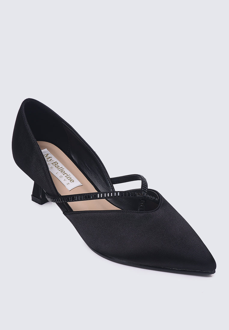 Whitney Comfy Heels In Black