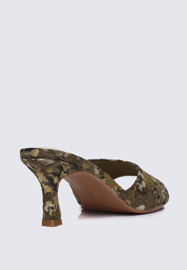 Aristea Comfy Heels In Coffee