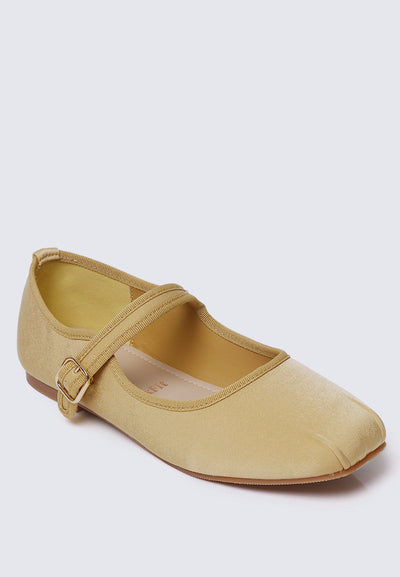 Faye FlexFit Comfy Ballerina In Mustard