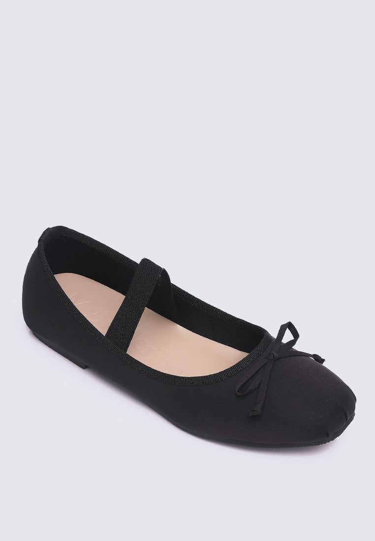 Eleanee Comfy Ballerina In Black