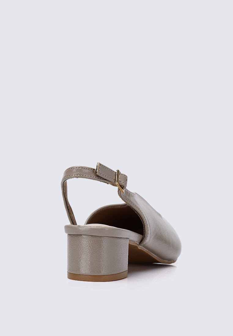 Linnea Ultra WideFit Comfy Heels In Taupe