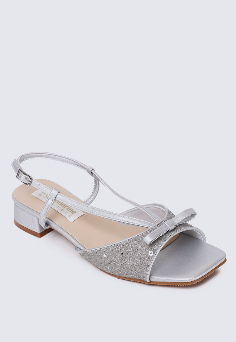 Ophelia Comfy Sandals In Silver