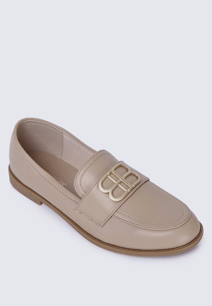 Minetta Comfy Loafers In Nude
