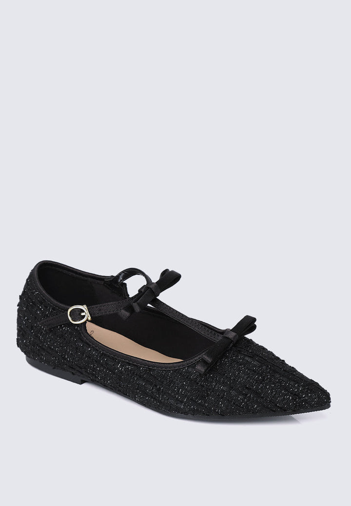 Adelaide Comfy Ballerina In Black
