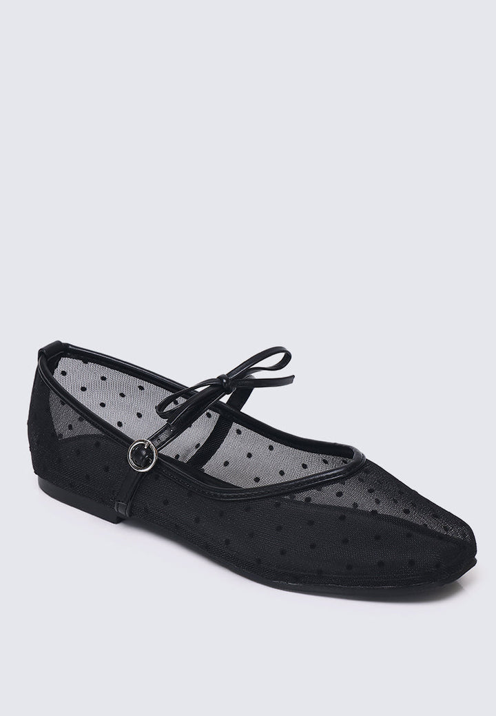 Lilou Comfy Ballerina In Black