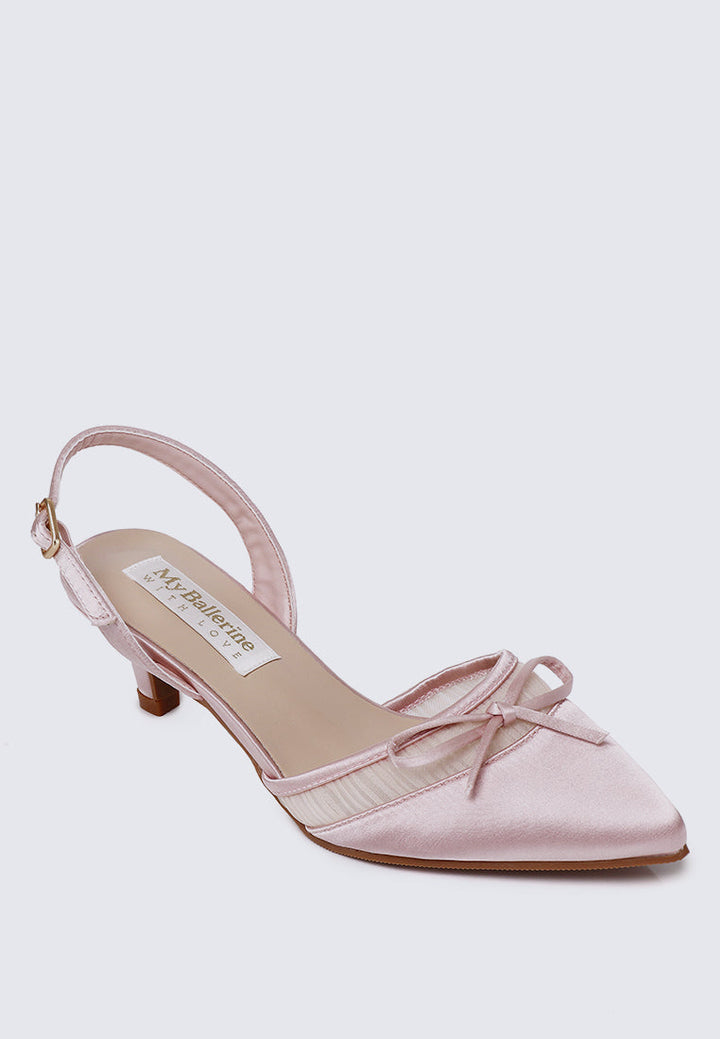 Ivelle Comfy Heels in Pink