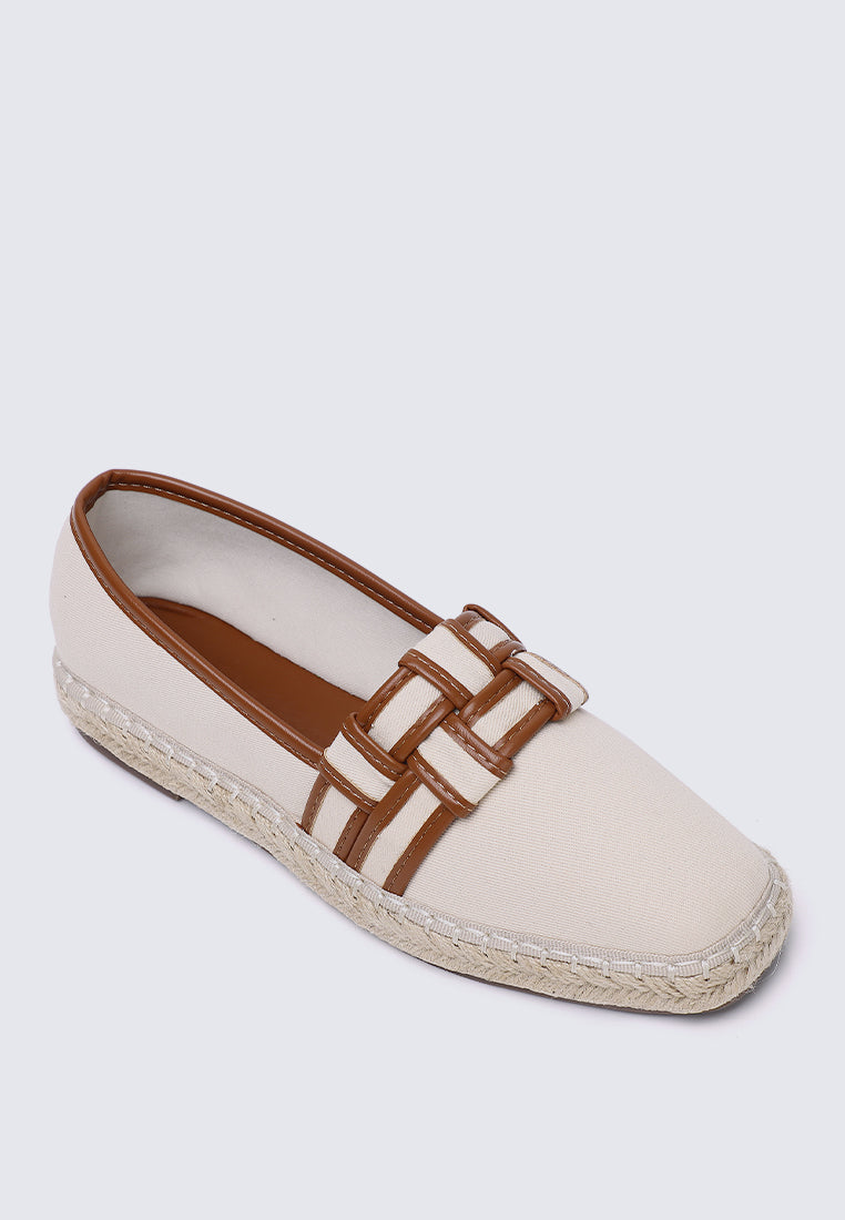 Diane Comfy Espadrilles In Off White