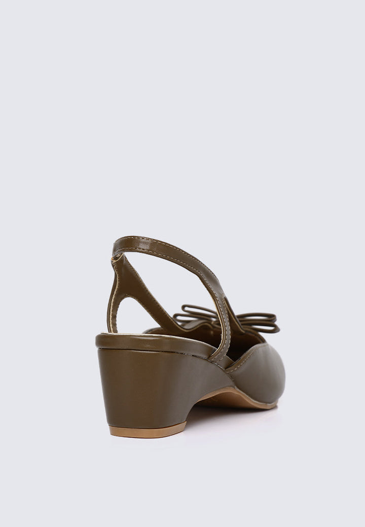 Anya Comfy Heels In Espresso