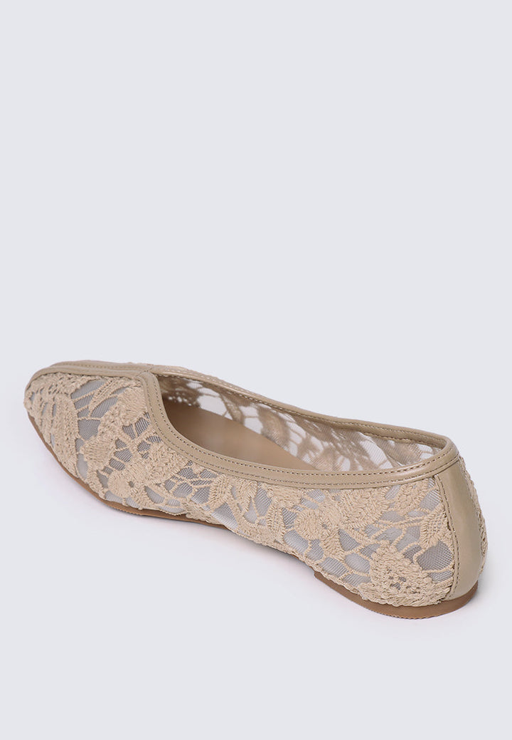 Peony Comfy Ballerina In Nude
