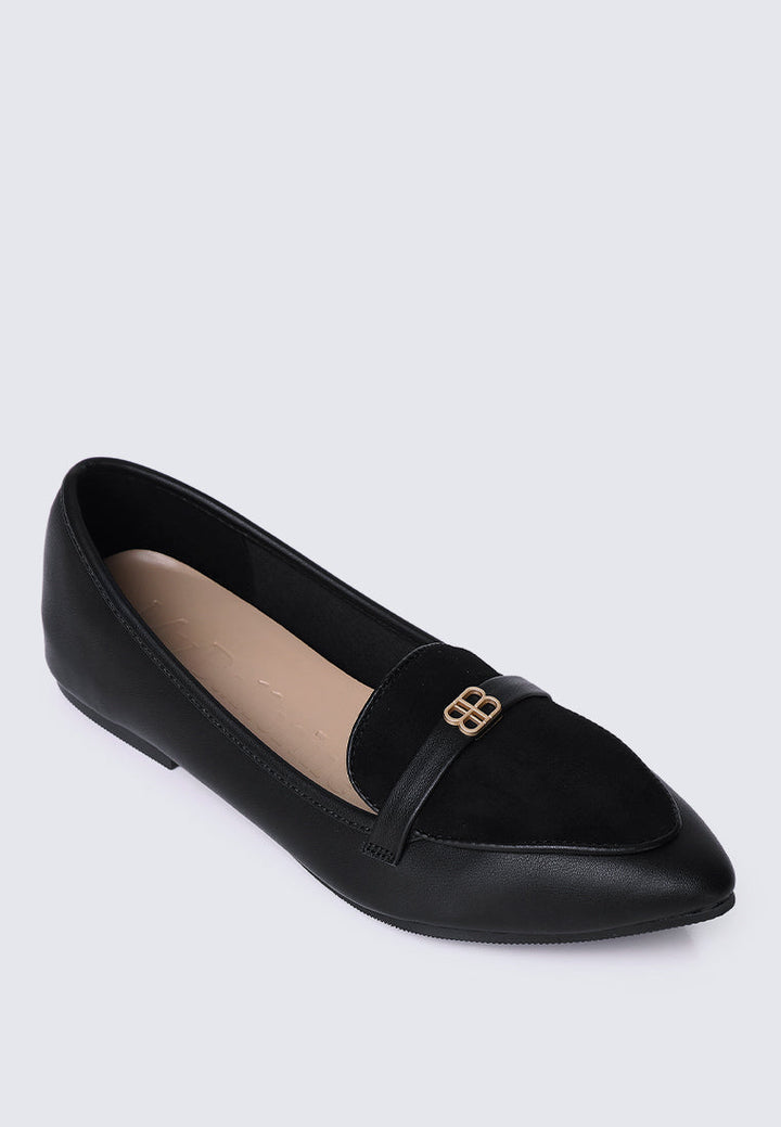 Choco Souffl¨¦ Comfy Loafers In Black