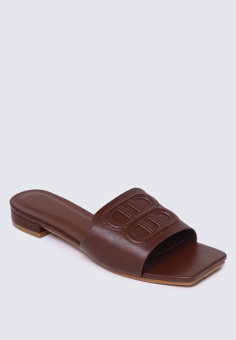 Michelle Comfy Sandals In Brown
