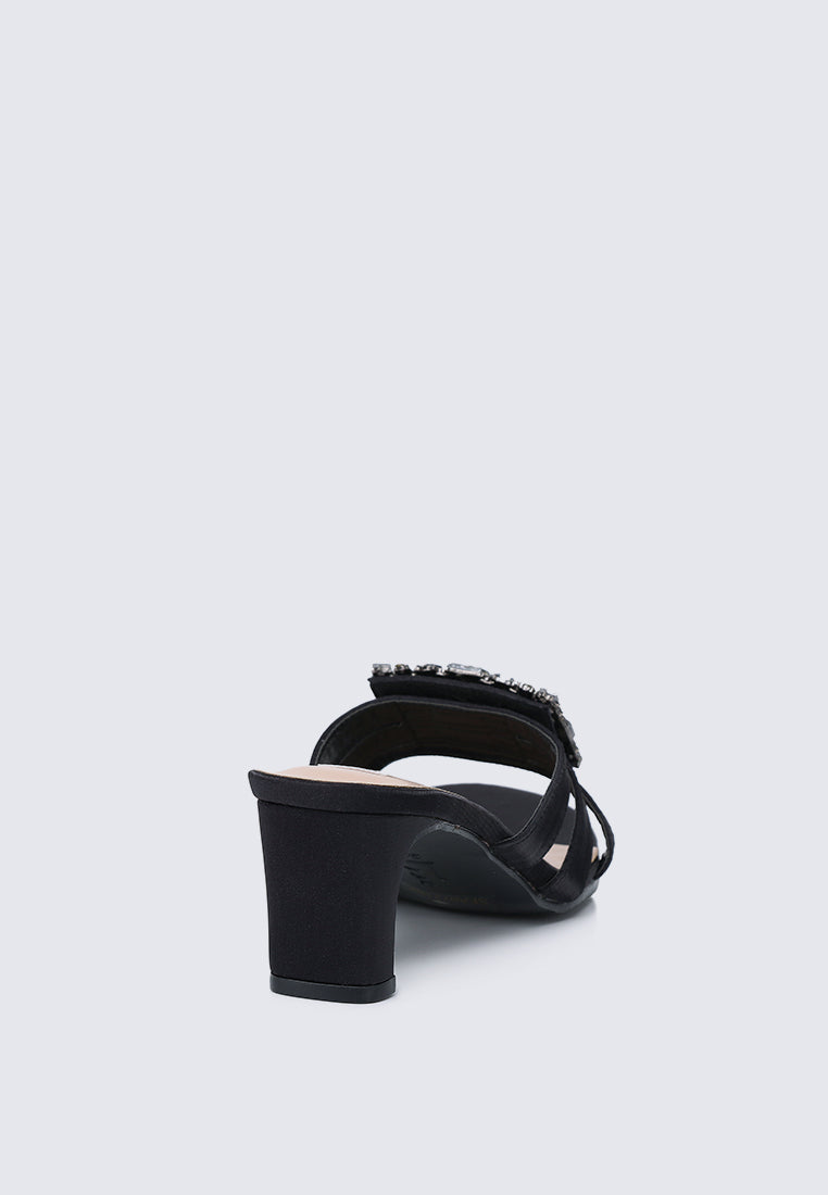 Kendra Comfy Heels In Black