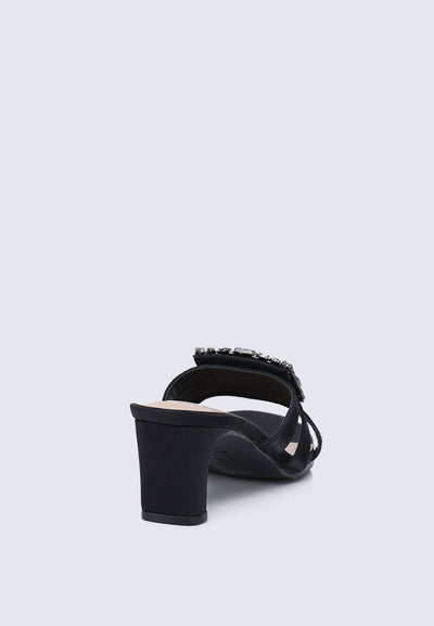 Kendra Comfy Heels In Black