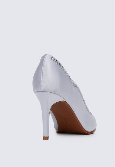 Lydia Comfy Pumps In Silver